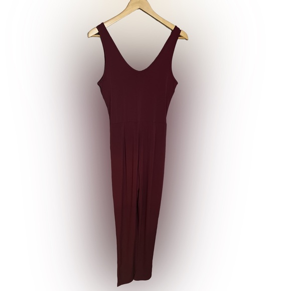 Burgundy Ambiance Romper - Picture 3 of 5